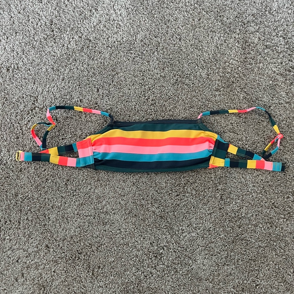 XHILARATION Small Bathing suit striped top